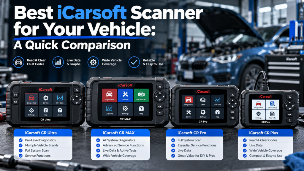 Best iCarsoft Scanner for Your Vehicle: A Quick Comparison